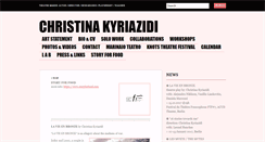 Desktop Screenshot of christinakyriazidi.com